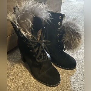 NEW Bo Navi Fur Lined Ankle Boots 40/9